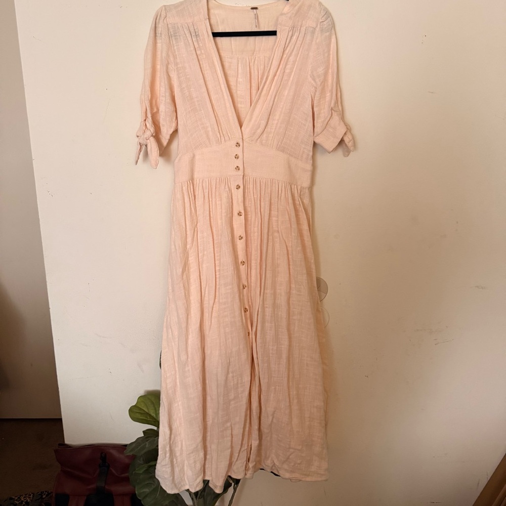 Free People Button-Down Dress